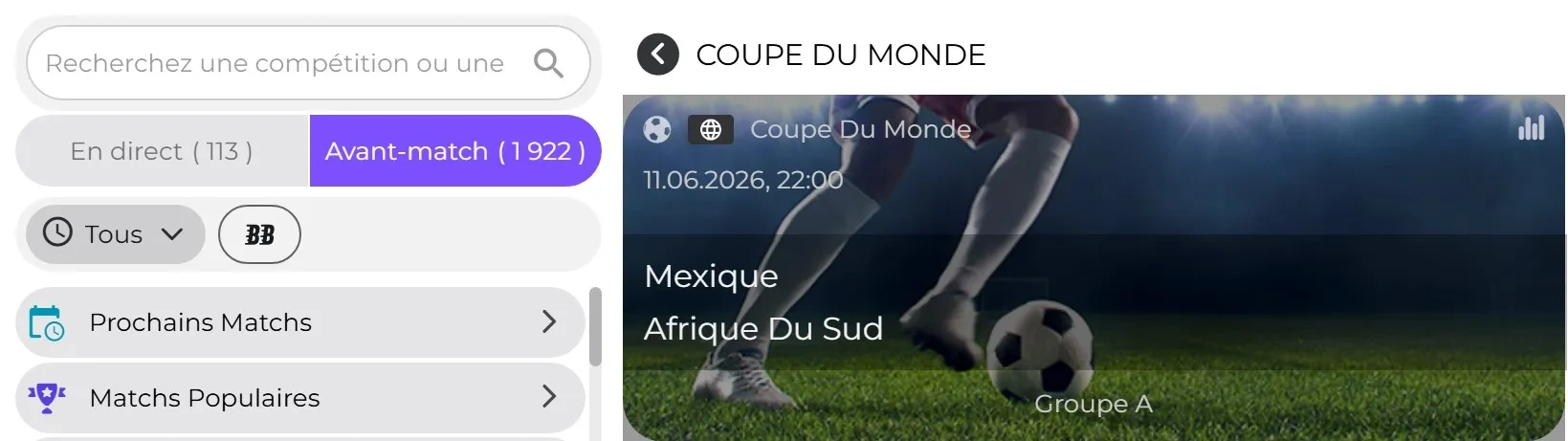 Paris sportifs